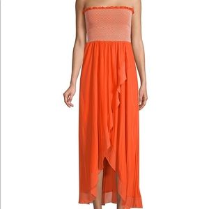 RAMY BROOK Demetra Smocked Maxi Dress M NWT